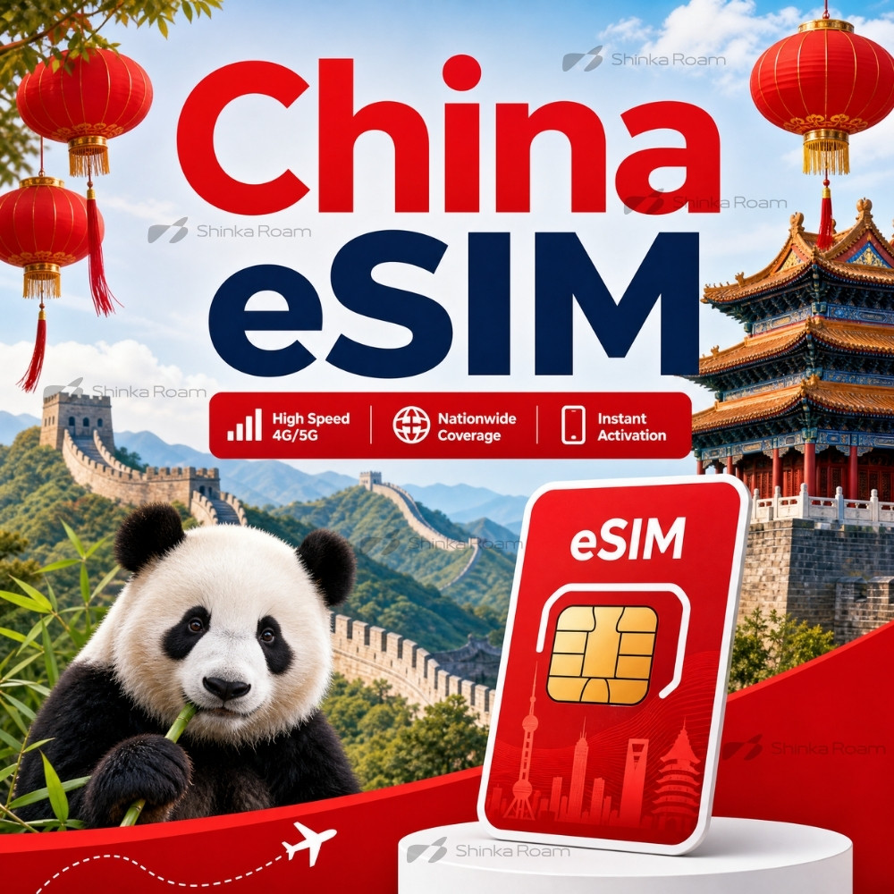 China Mainland eSIM Data Card | Instant Activation, No Shipping | No VPN Required